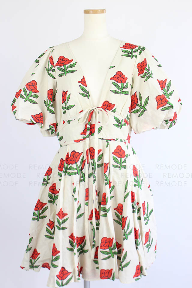 RE MODE / RHODE｜フローラルプリントミニワンピース｜AYAKO 